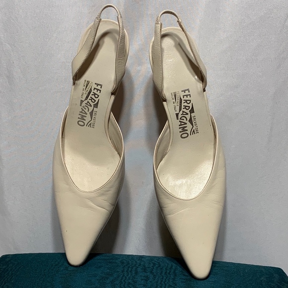 SALE - Salvatore Ferragamo Slingback Heels - Picture 2 of 3